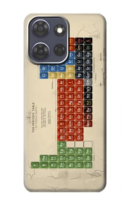 S1695 The Periodic Table of Middle Earth Case For Motorola Moto G Power (2025)