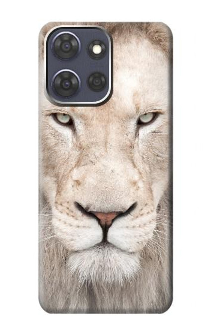 S2399 White Lion Face Case For Motorola Moto G Power (2025)