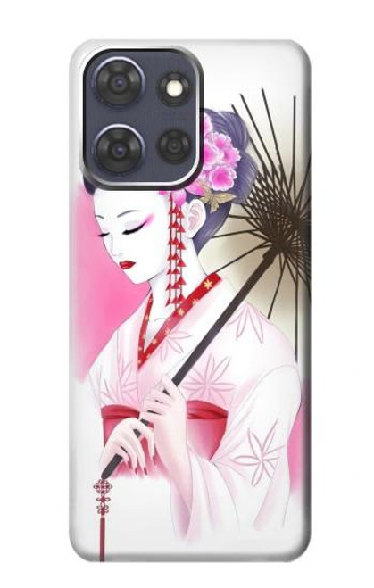 S2579 Japanese Traditional Geisha Kimono Case For Motorola Moto G Power (2025)