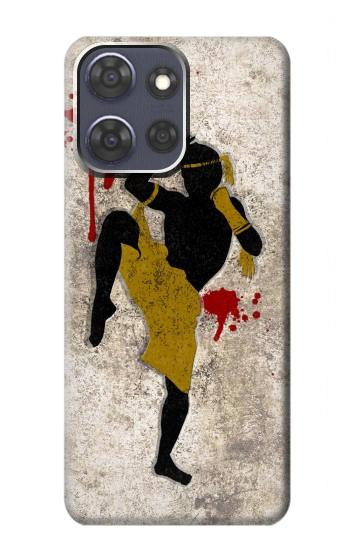 S2635 Muay Thai Kickboxing Fight Blood Case For Motorola Moto G Power (2025)