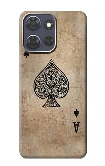S2928 Vintage Spades Ace Card Case For Motorola Moto G Power (2025,2026)