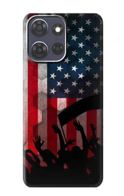 S2989 USA America Soccer Case For Motorola Moto G Power (2025)