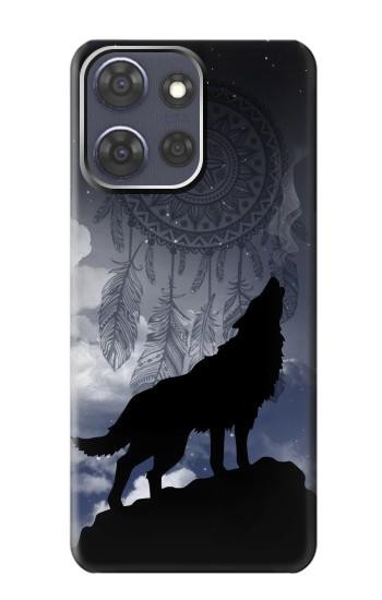 S3011 Dream Catcher Wolf Howling Case For Motorola Moto G Power (2025,2026)