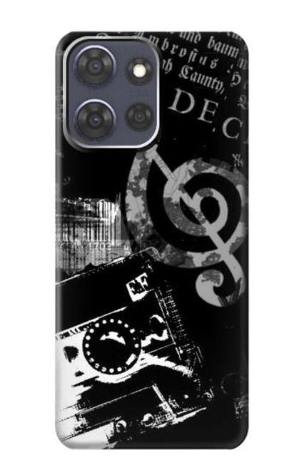 S3197 Music Cassette Note Case For Motorola Moto G Power (2025)