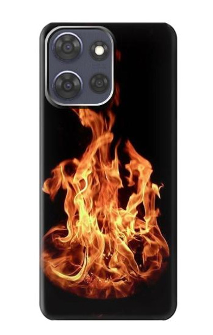 S3379 Fire Frame Case For Motorola Moto G Power (2025)