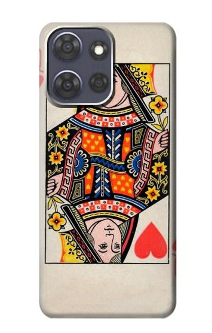 S3429 Queen Hearts Card Case For Motorola Moto G Power (2025)