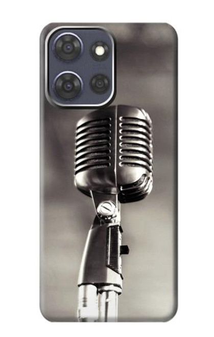 S3495 Vintage Microphone Case For Motorola Moto G Power (2025)
