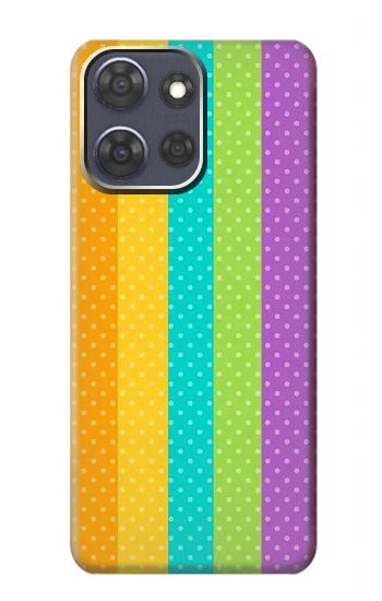 S3678 Colorful Rainbow Vertical Case For Motorola Moto G Power (2025,2026)
