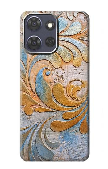 S3875 Canvas Vintage Rugs Case For Motorola Moto G Power (2025,2026)