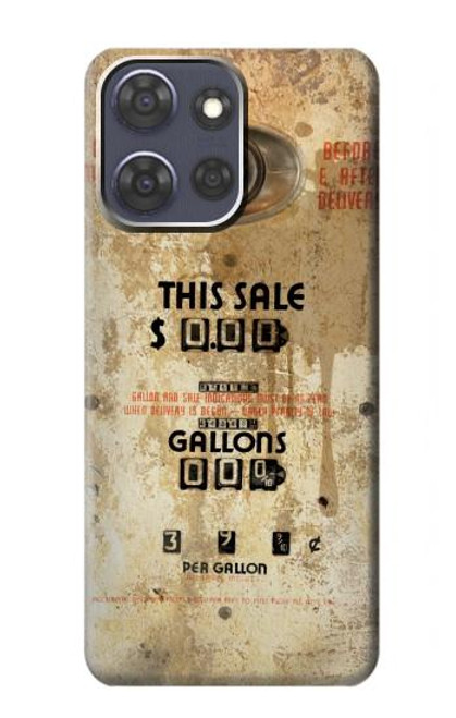 S3954 Vintage Gas Pump Case For Motorola Moto G Power (2025)