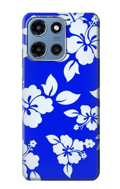 S2244 Hawaiian Hibiscus Blue Pattern Case For Motorola Moto G 5G (2025)