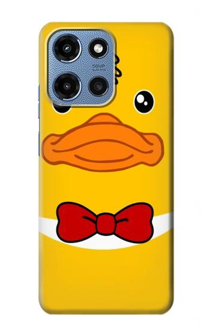 S2760 Yellow Duck Tuxedo Cartoon Case For Motorola Moto G 5G (2025)