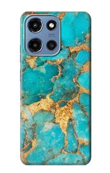 S2906 Aqua Turquoise Stone Case For Motorola Moto G 5G (2025)