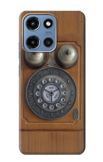 S3146 Antique Wall Retro Dial Phone Case For Motorola Moto G 5G (2025)