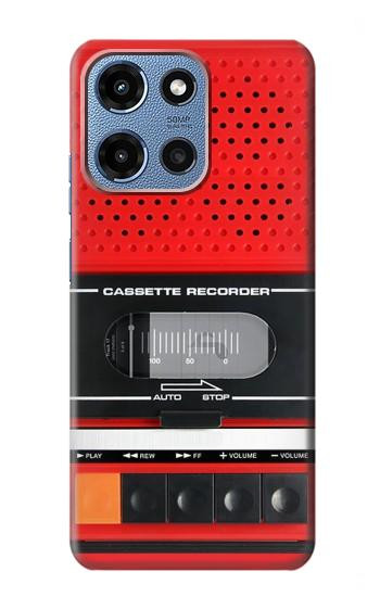 S3204 Red Cassette Recorder Graphic Case For Motorola Moto G 5G (2025)
