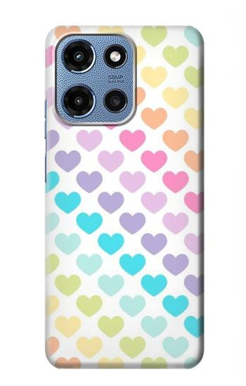 S3499 Colorful Heart Pattern Case For Motorola Moto G 5G (2025)