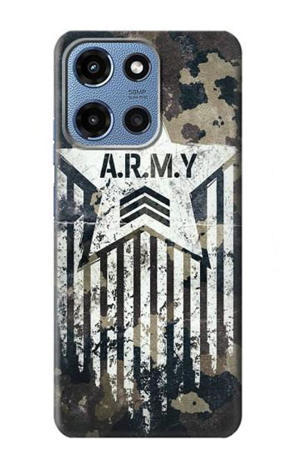 S3666 Army Camo Camouflage Case For Motorola Moto G 5G (2025)