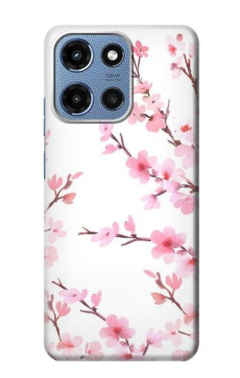 S3707 Pink Cherry Blossom Spring Flower Case For Motorola Moto G 5G (2025)