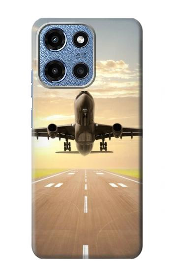 S3837 Airplane Take off Sunrise Case For Motorola Moto G 5G (2025)