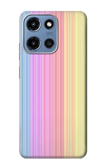 S3849 Colorful Vertical Colors Case For Motorola Moto G 5G (2025)