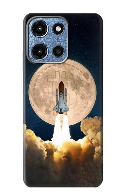 S3859 Bitcoin to the Moon Case For Motorola Moto G 5G (2025)