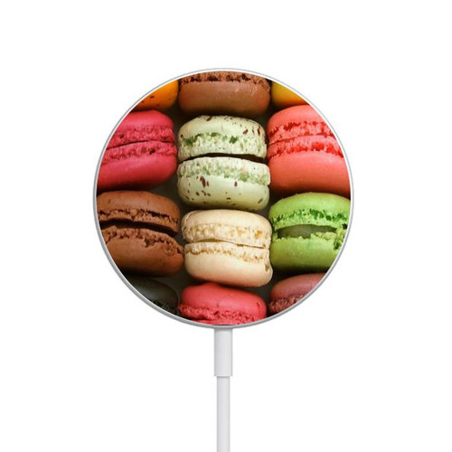 S0080 Macarons Magnetic Wireless Charger Pad with MagSafe 15W for iPhone 16 15 14 13 12
