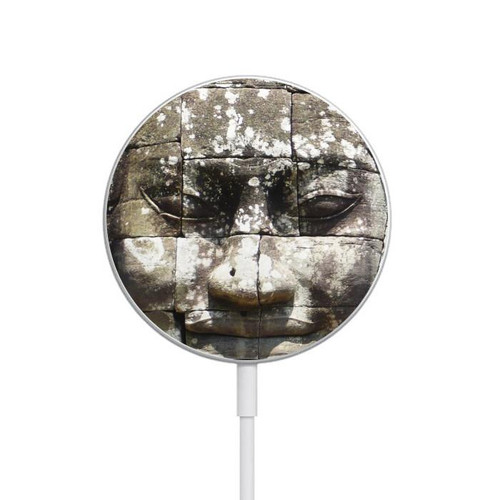 S0314 Ancient Cambodian Buddhism Magnetic Wireless Charger Pad with MagSafe 15W for iPhone 16 15 14 13 12