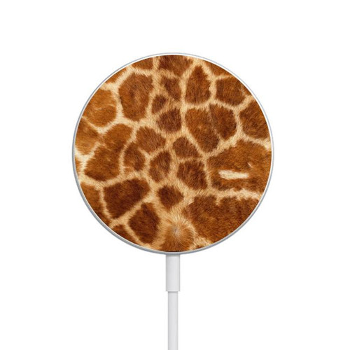 S0422 Giraffe Skin Magnetic Wireless Charger Pad with MagSafe 15W for iPhone 16 15 14 13 12