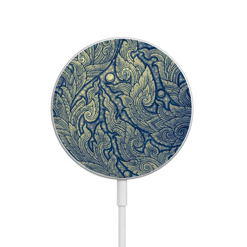 S0568 Thai Art Magnetic Wireless Charger Pad with MagSafe 15W for iPhone 16 15 14 13 12