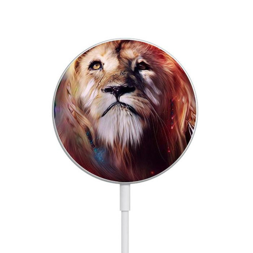 S0691 Leo Paint Magnetic Wireless Charger Pad with MagSafe 15W for iPhone 16 15 14 13 12