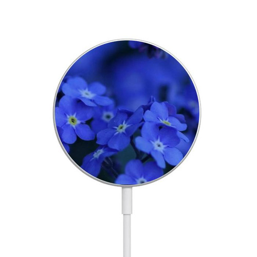S0782 Forget me not Magnetic Wireless Charger Pad with MagSafe 15W for iPhone 16 15 14 13 12