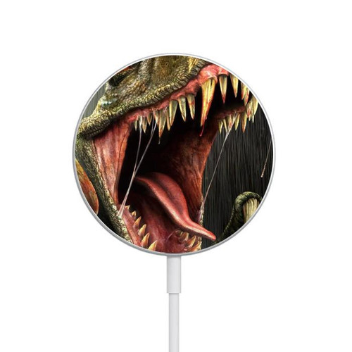 S0923 T-Rex Dinosaur Magnetic Wireless Charger Pad with MagSafe 15W for iPhone 16 15 14 13 12