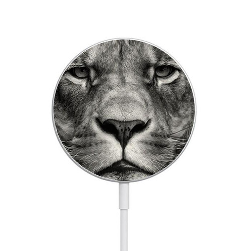 S1352 Lion Face Magnetic Wireless Charger Pad with MagSafe 15W for iPhone 16 15 14 13 12
