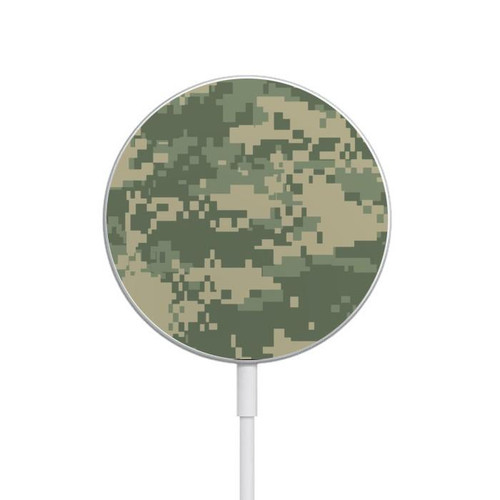 S2173 Digital Camo Camouflage Graphic Printed Magnetic Wireless Charger Pad with MagSafe 15W for iPhone 16 15 14 13 12