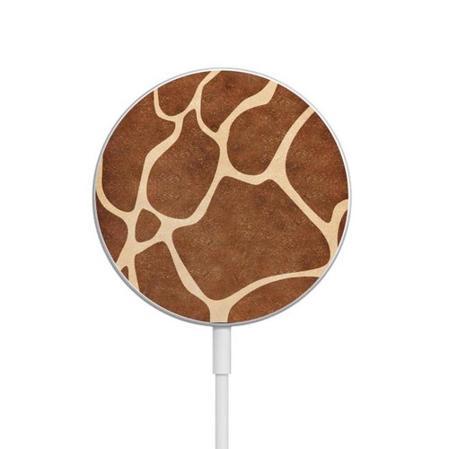S2326 Giraffe Skin Magnetic Wireless Charger Pad with MagSafe 15W for iPhone 16 15 14 13 12