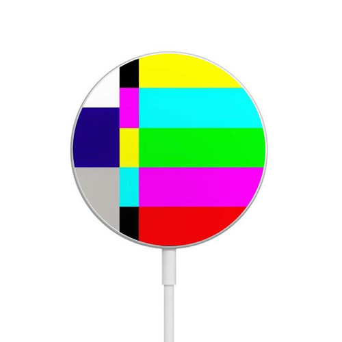 S2348 No Signal TV Magnetic Wireless Charger Pad with MagSafe 15W for iPhone 16 15 14 13 12