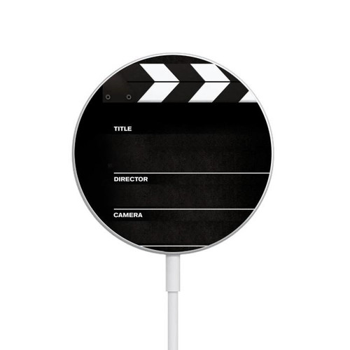 S2479 Director Clapboard Magnetic Wireless Charger Pad with MagSafe 15W for iPhone 16 15 14 13 12