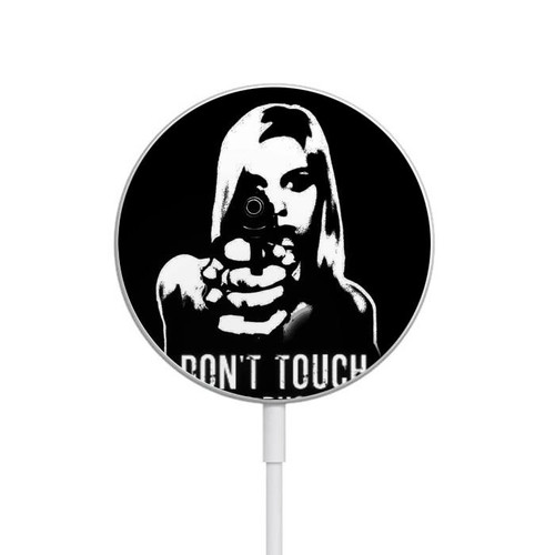 S2518 Do Not Touch My Phone Magnetic Wireless Charger Pad with MagSafe 15W for iPhone 16 15 14 13 12