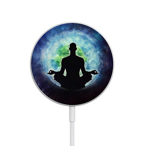 S2527 Yoga Nature Universe Magnetic Wireless Charger Pad with MagSafe 15W for iPhone 16 15 14 13 12