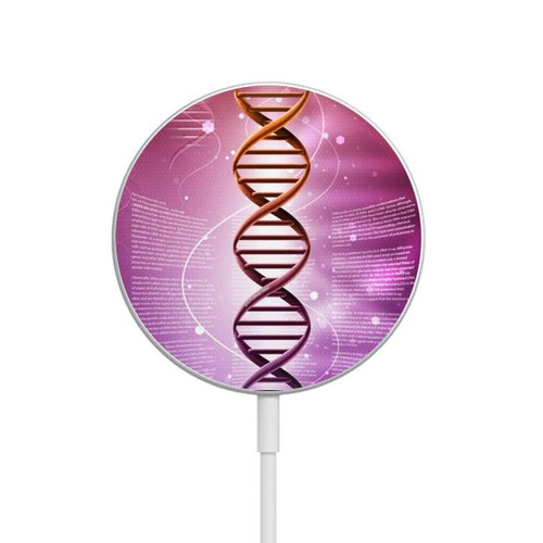S2573 Dna Genetic Code Magnetic Wireless Charger Pad with MagSafe 15W for iPhone 16 15 14 13 12