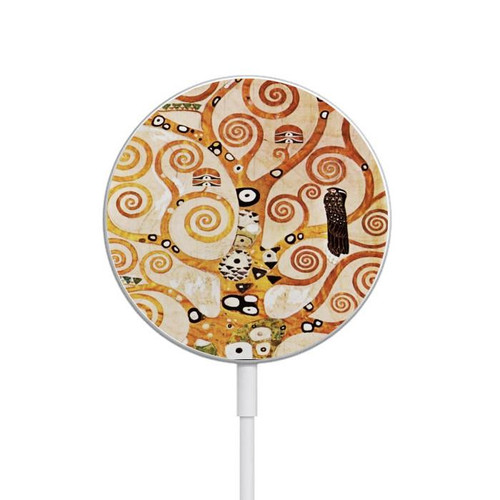 S2723 The Tree of Life Gustav Klimt Magnetic Wireless Charger Pad with MagSafe 15W for iPhone 16 15 14 13 12