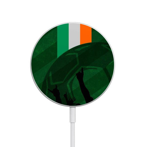 S3002 Ireland Football Soccer Magnetic Wireless Charger Pad with MagSafe 15W for iPhone 16 15 14 13 12