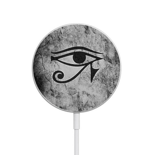 S3108 Ancient Egyptian Sun Eye Of Horus Magnetic Wireless Charger Pad with MagSafe 15W for iPhone 16 15 14 13 12