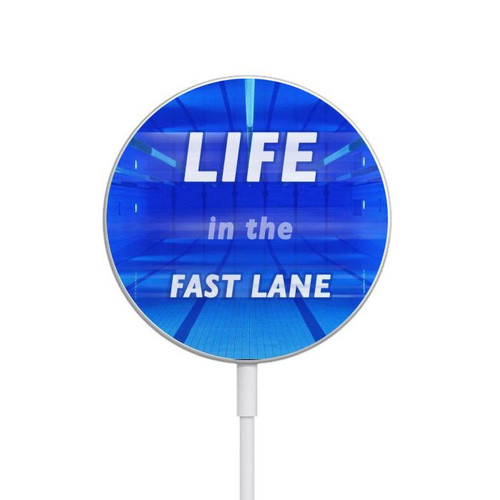 S3136 Life in the Fast Lane Swimming Pool Magnetic Wireless Charger Pad with MagSafe 15W for iPhone 16 15 14 13 12