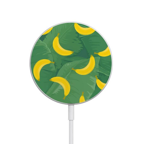 S3286 Banana Fruit Pattern Magnetic Wireless Charger Pad with MagSafe 15W for iPhone 16 15 14 13 12