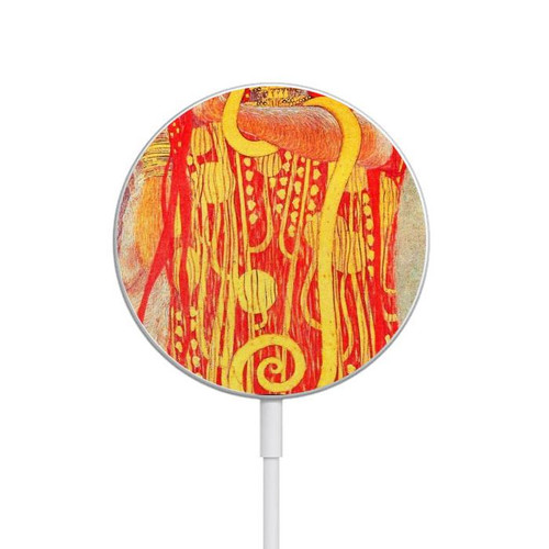 S3352 Gustav Klimt Medicine Magnetic Wireless Charger Pad with MagSafe 15W for iPhone 16 15 14 13 12