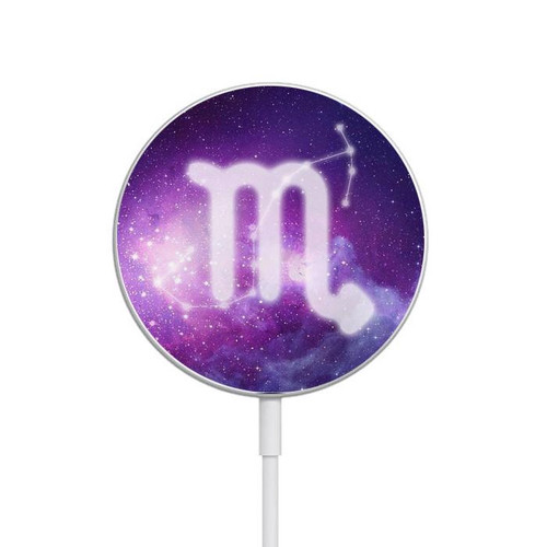 S3370 Zodiac Scorpio Magnetic Wireless Charger Pad with MagSafe 15W for iPhone 16 15 14 13 12