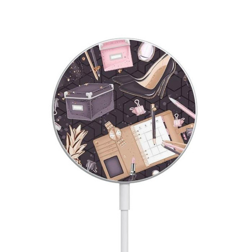 S3448 Fashion Magnetic Wireless Charger Pad with MagSafe 15W for iPhone 16 15 14 13 12