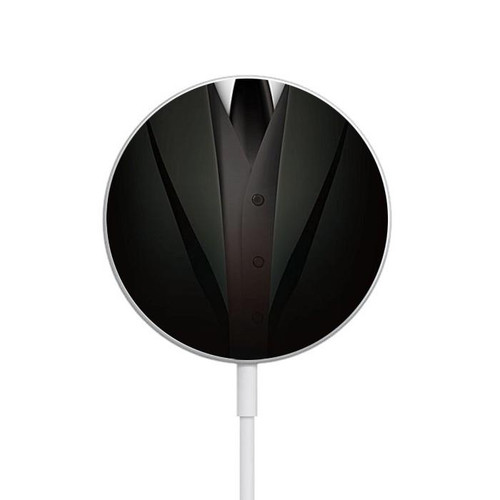 S3534 Men Suit Magnetic Wireless Charger Pad with MagSafe 15W for iPhone 16 15 14 13 12