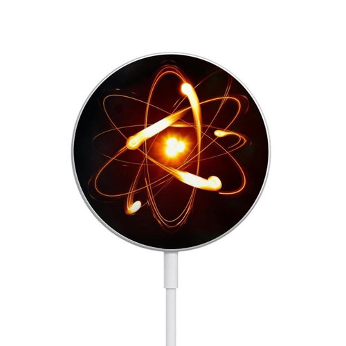 S3547 Quantum Atom Magnetic Wireless Charger Pad with MagSafe 15W for iPhone 16 15 14 13 12